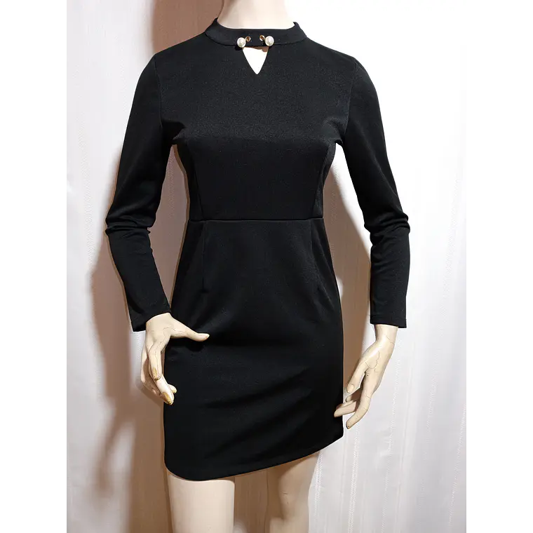 VESTIDO NEGRO FIESTA KIAOYANZI TALLA L  2