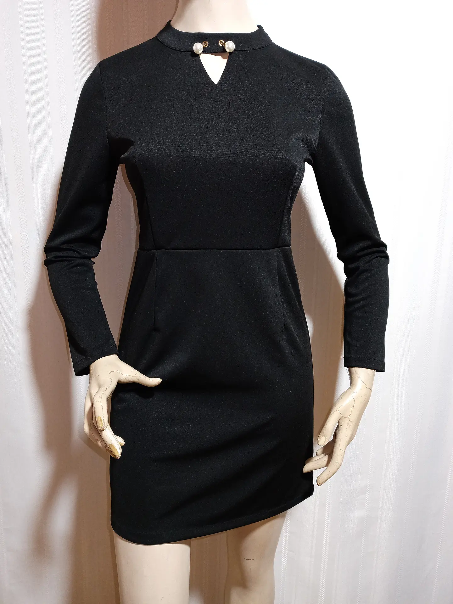 VESTIDO NEGRO FIESTA KIAOYANZI TALLA L  2