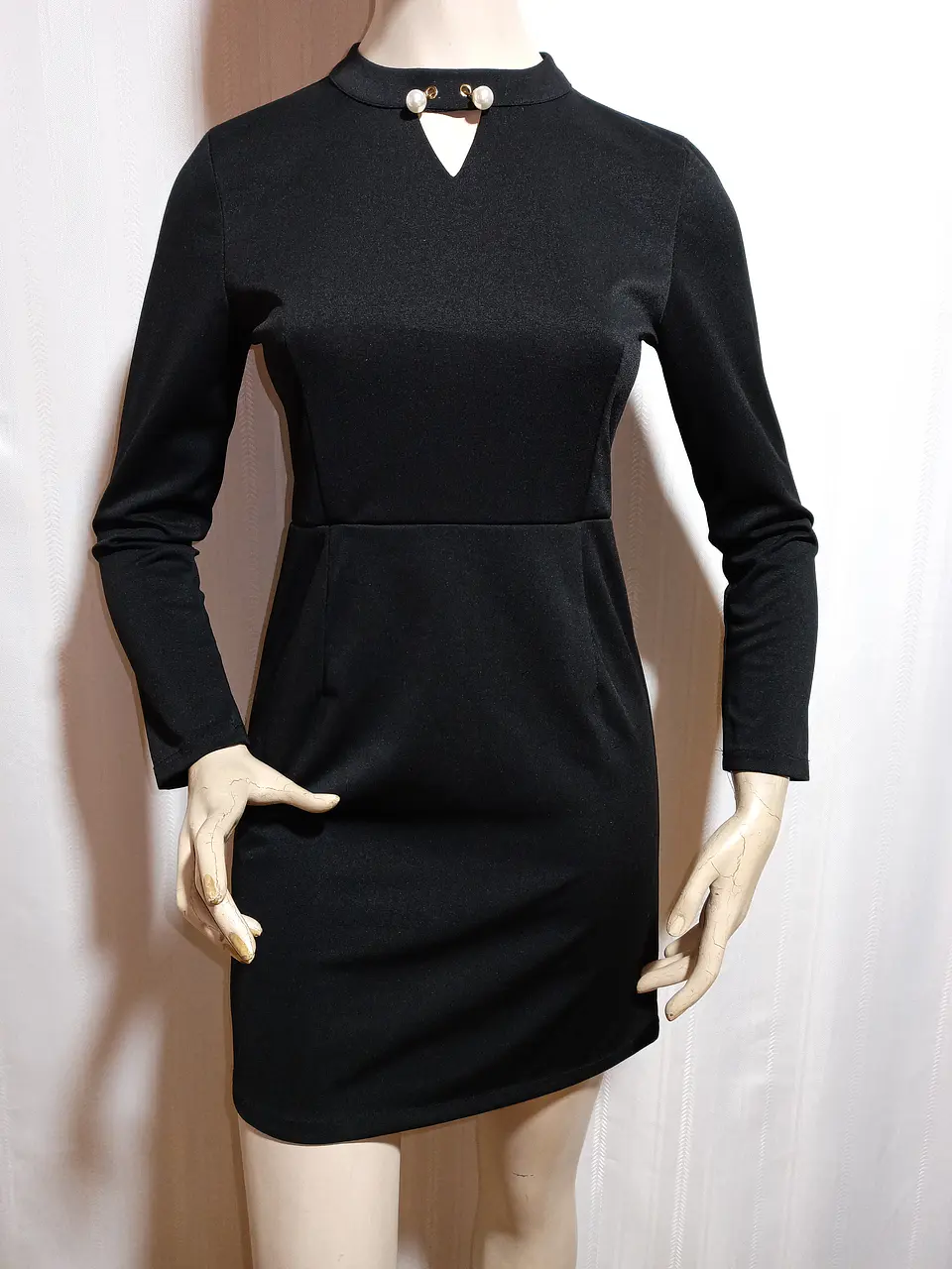 VESTIDO NEGRO FIESTA KIAOYANZI TALLA L  2