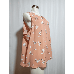 BLUSA  ROSADA ESTAMPADA AVA VIV TALLA 2XL