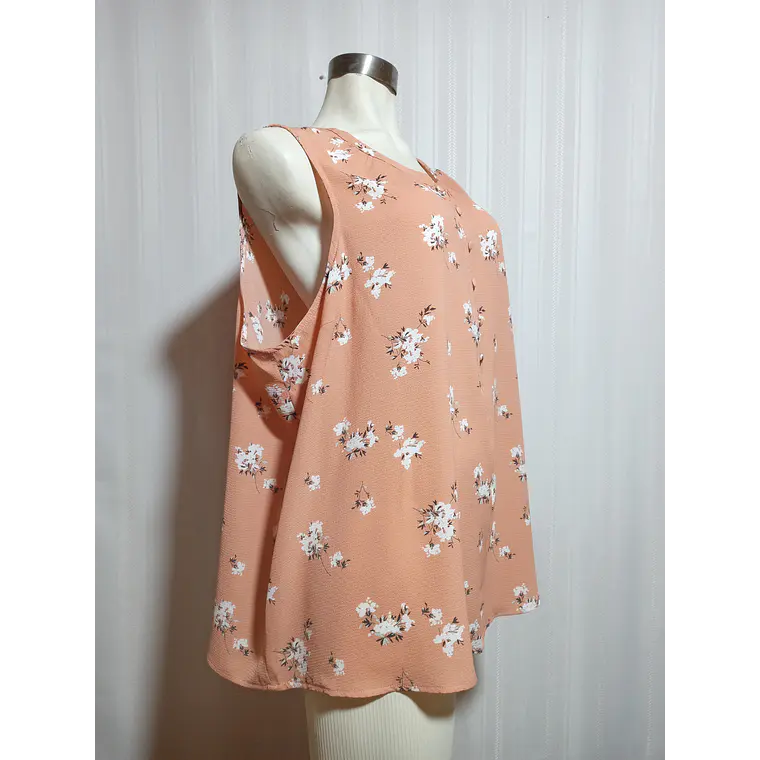 BLUSA  ROSADA ESTAMPADA AVA VIV TALLA 2XL 1