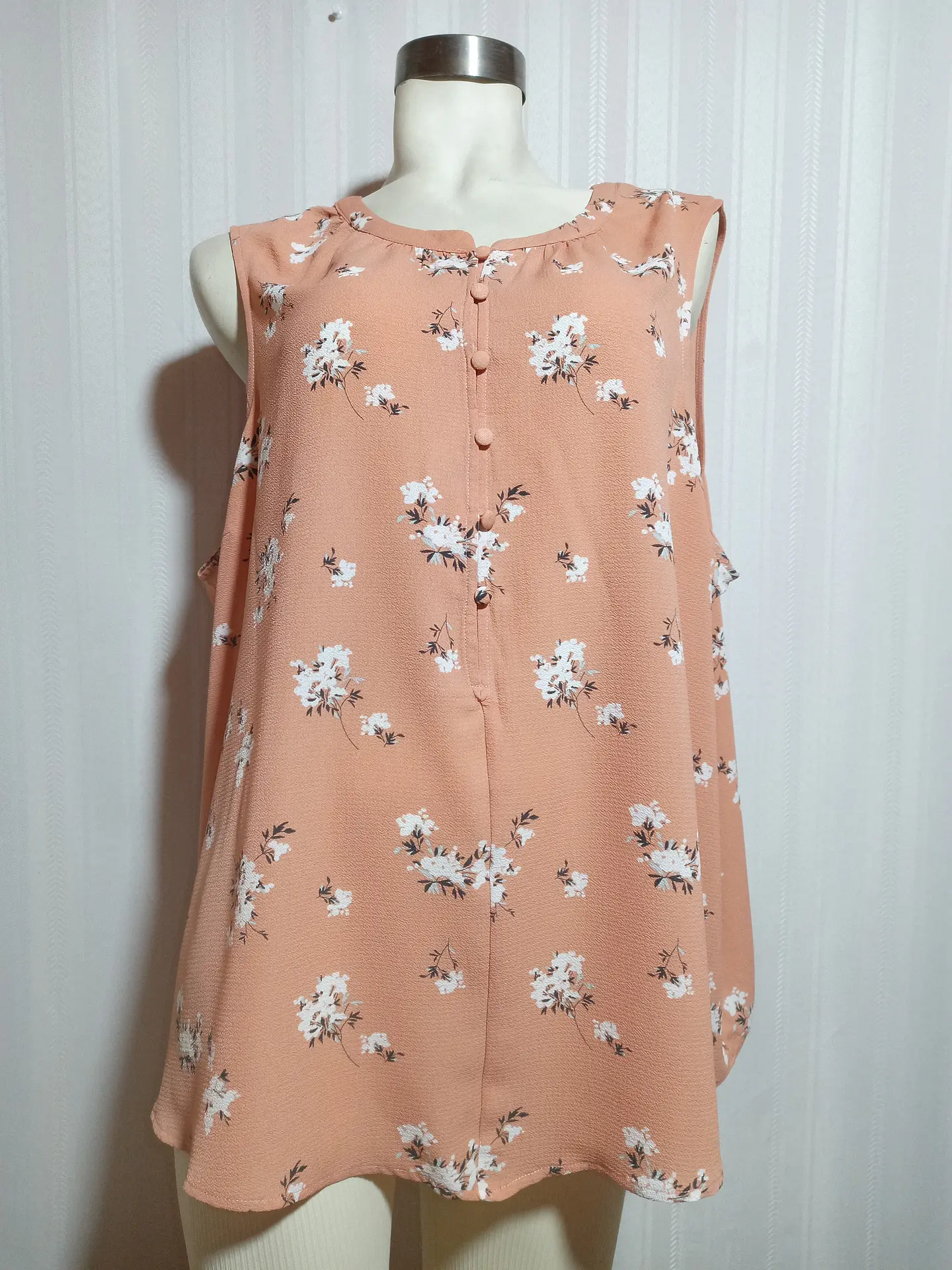 BLUSA  ROSADA ESTAMPADA AVA VIV TALLA 2XL 2