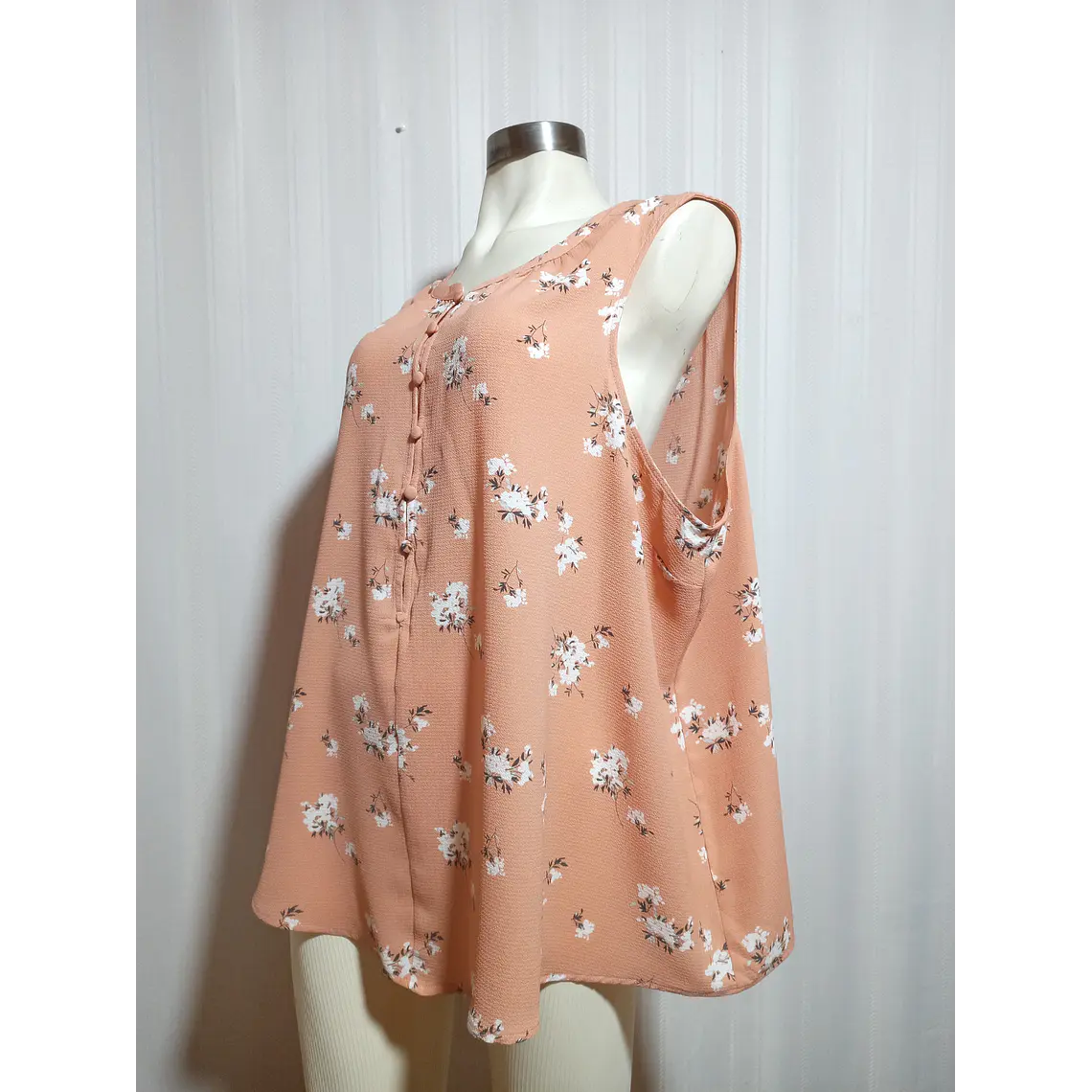 BLUSA  ROSADA ESTAMPADA AVA VIV TALLA 2XL 3