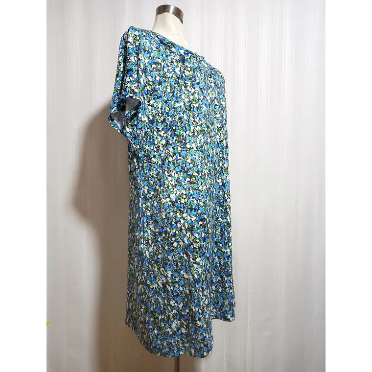VESTIDO FLORAL MULTICOLOR OFEEFAN TALLA 3XL 2