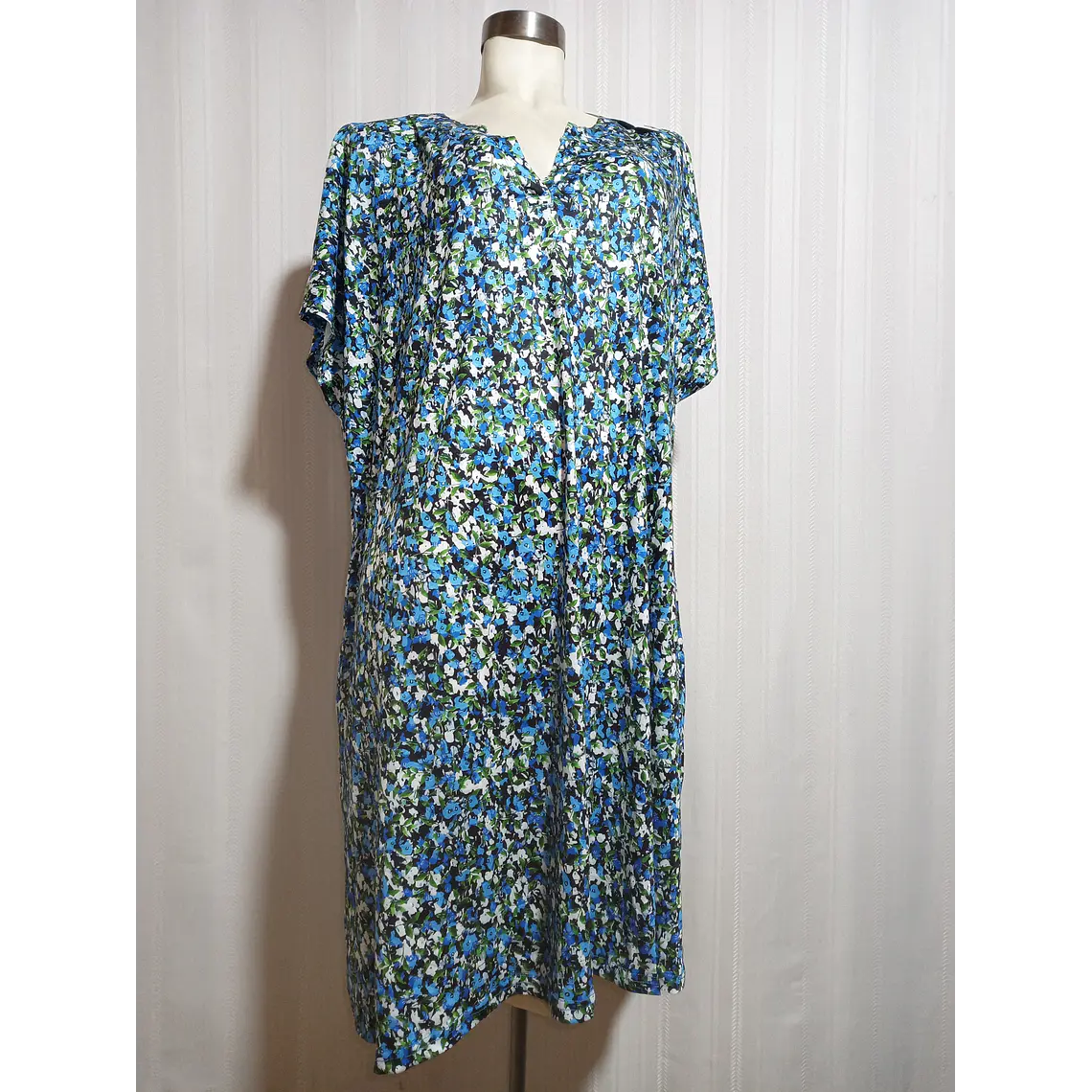 VESTIDO FLORAL MULTICOLOR OFEEFAN TALLA 3XL 3