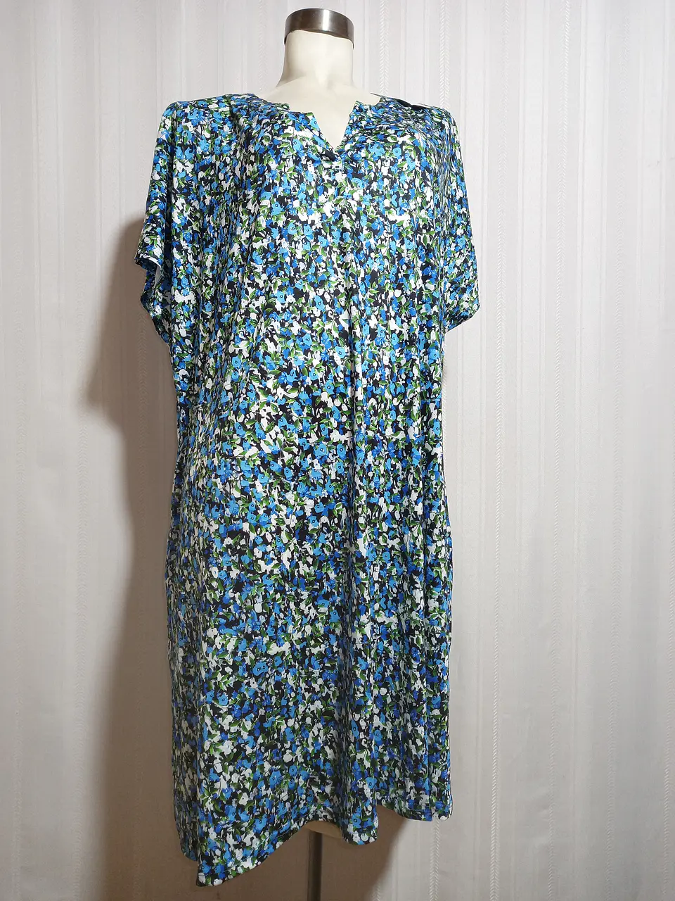 VESTIDO FLORAL MULTICOLOR OFEEFAN TALLA 3XL 3