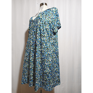 VESTIDO FLORAL MULTICOLOR OFEEFAN TALLA 3XL