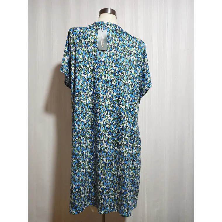 VESTIDO FLORAL MULTICOLOR OFEEFAN TALLA 3XL 4
