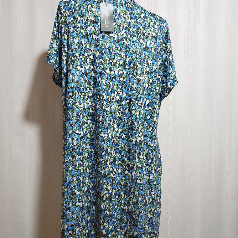 VESTIDO FLORAL MULTICOLOR OFEEFAN TALLA 3XL 4