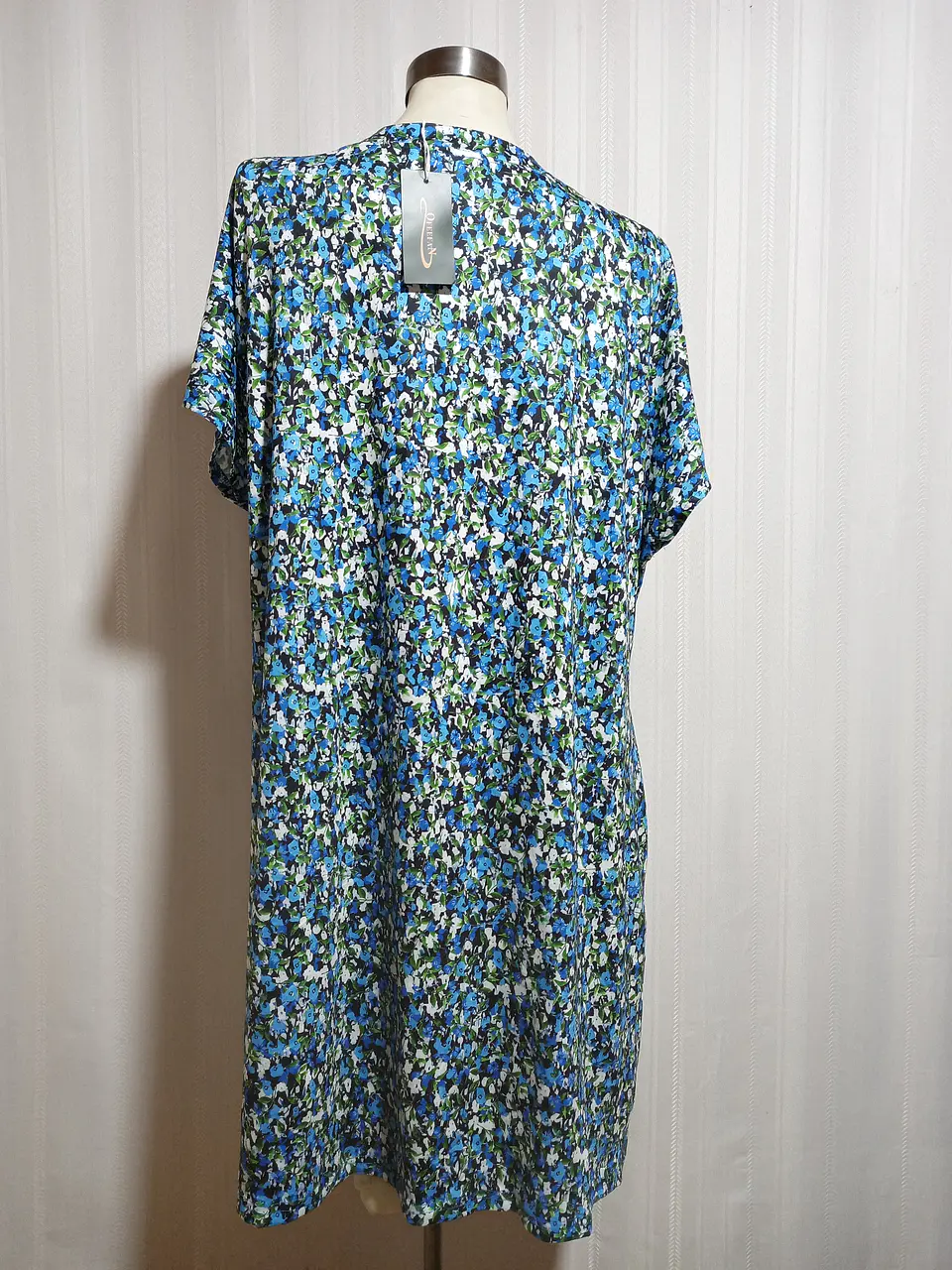 VESTIDO FLORAL MULTICOLOR OFEEFAN TALLA 3XL 4