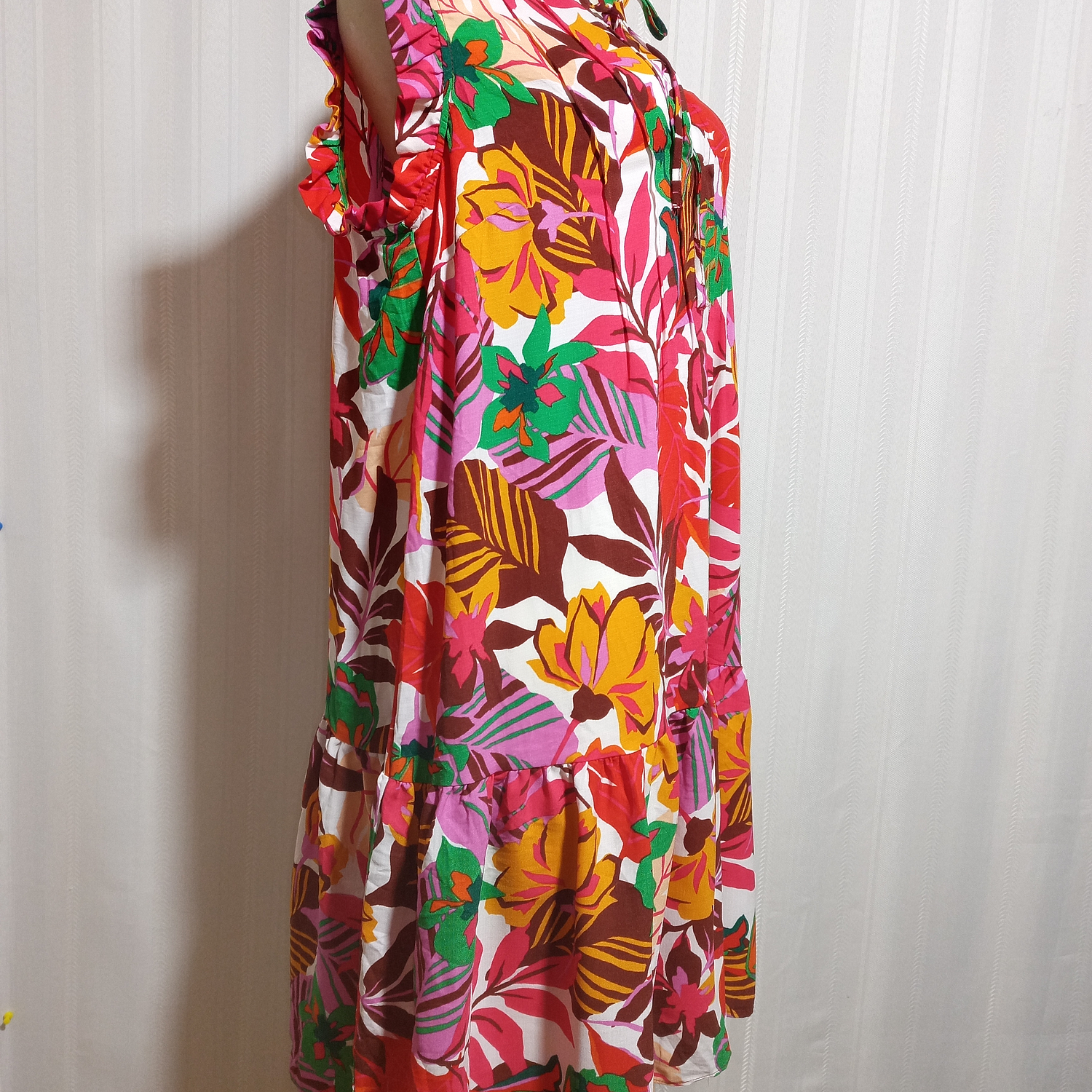 VESTIDO FLORAL MULTICOLOR MAIA TALLA 16W    1