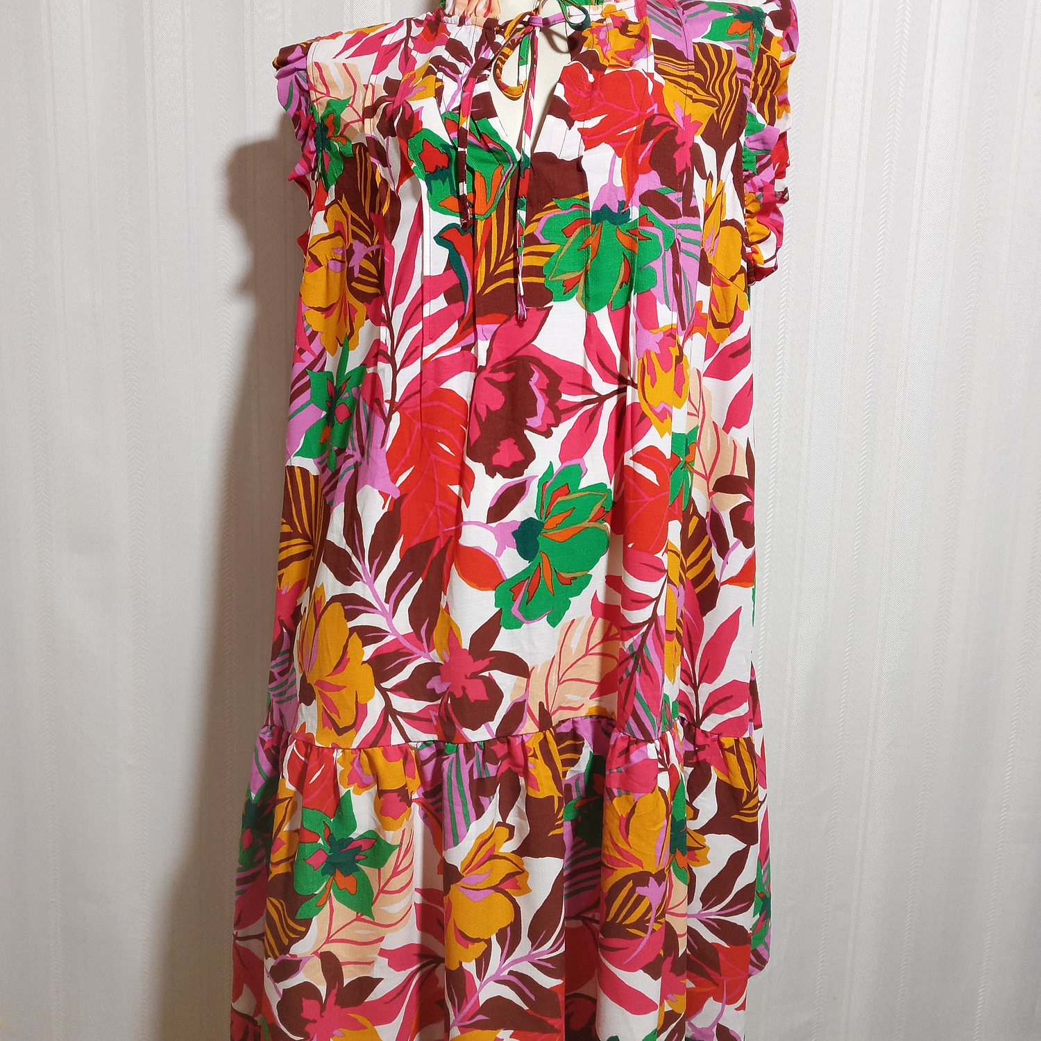 VESTIDO FLORAL MULTICOLOR MAIA TALLA 16W    2