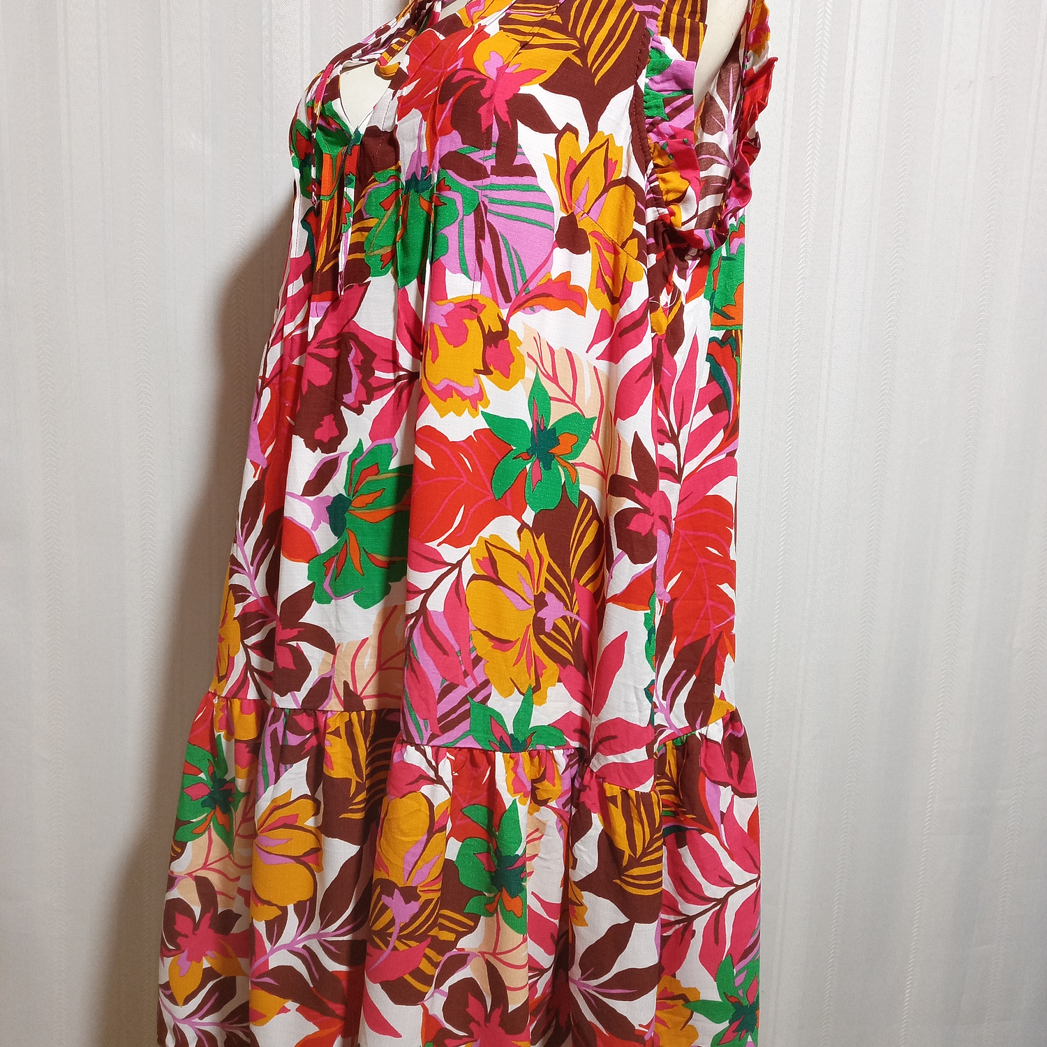 VESTIDO FLORAL MULTICOLOR MAIA TALLA 16W    3