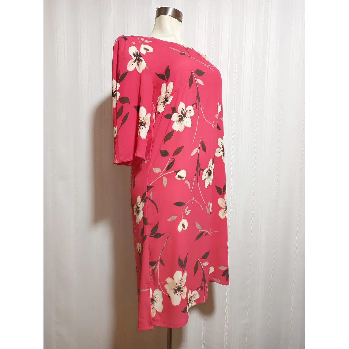 VESTIDO FLORAL MULTICOLOR  TALLA XL  1