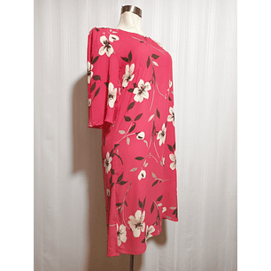 VESTIDO FLORAL MULTICOLOR  TALLA XL 