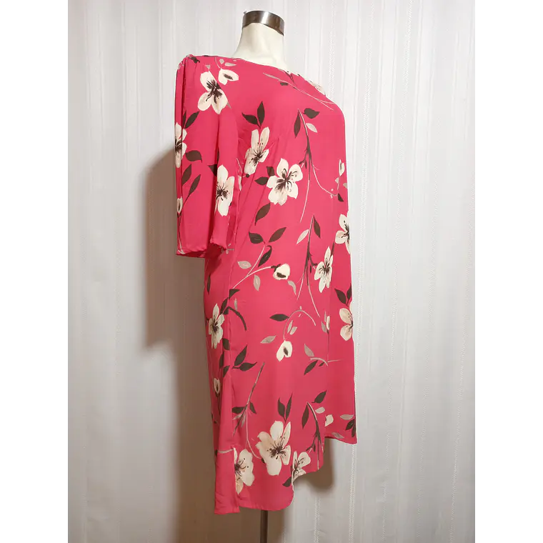 VESTIDO FLORAL MULTICOLOR  TALLA XL  1