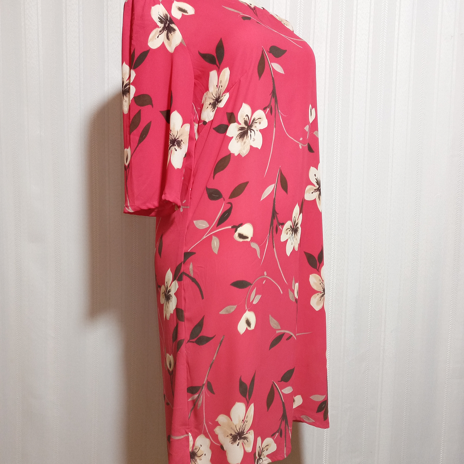 VESTIDO FLORAL MULTICOLOR  TALLA XL  1