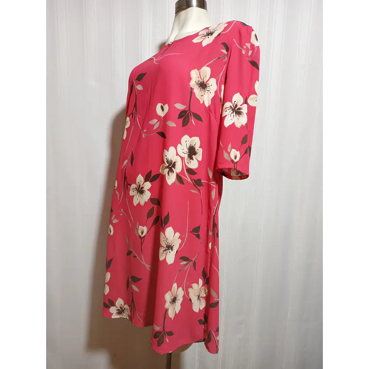 VESTIDO FLORAL MULTICOLOR  TALLA XL  3