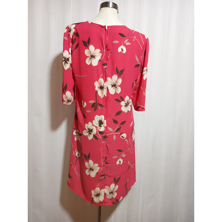 VESTIDO FLORAL MULTICOLOR  TALLA XL  4