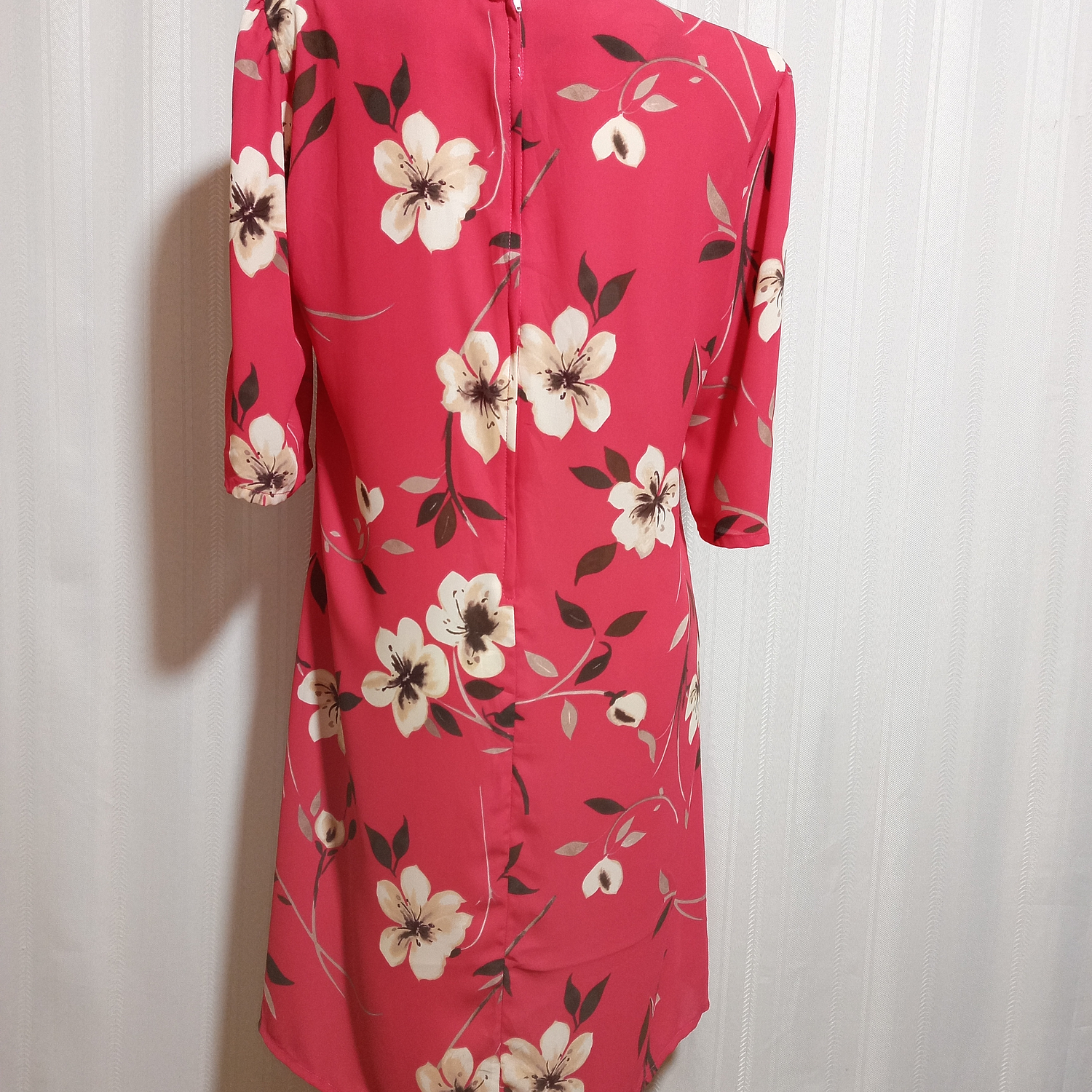 VESTIDO FLORAL MULTICOLOR  TALLA XL  4