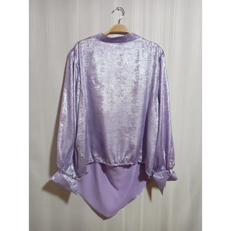 BLUSA VIOLETA SHEIN TALLA 4XL 2