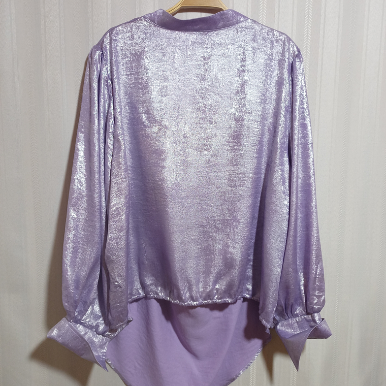 BLUSA VIOLETA SHEIN TALLA 4XL 2