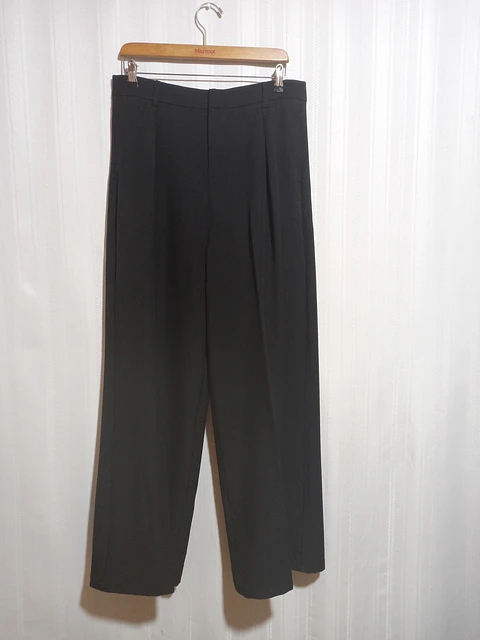 PANTALÓN VESTIR NEGRO ANEWSTA TALLA 44