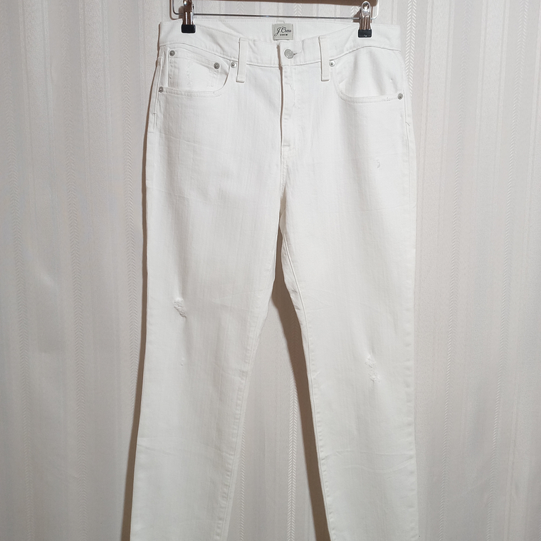 PANTALÓN BLANCO JEANS J.CREW TALLA 29 1