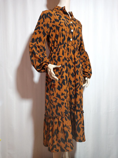 VESTIDO CASUAL ESTAMPADO SHEIN TALLA XL (44)