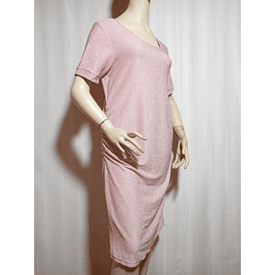 VESTIDO FIESTA ROSADO TALLA XL