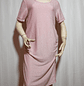 VESTIDO FIESTA ROSADO TALLA XL - Miniatura 2