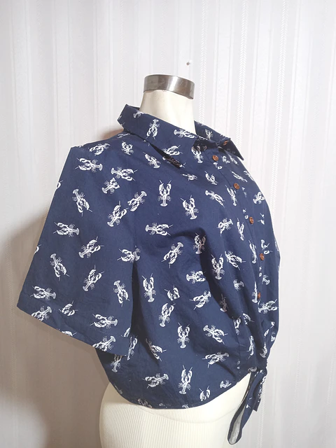 BLUSA AZUL MARINO COLLECTIF  XL