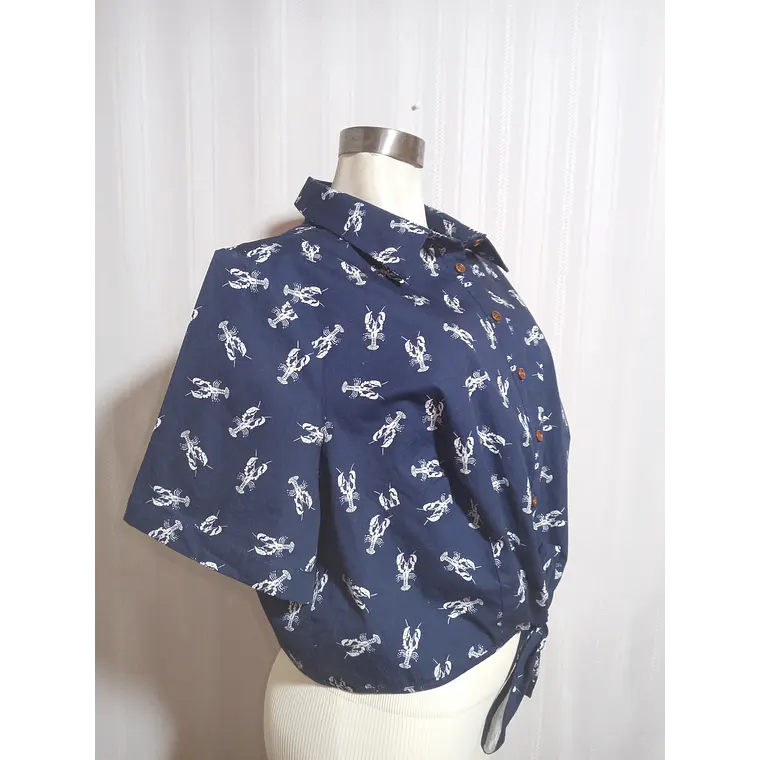 BLUSA AZUL MARINO COLLECTIF  XL 1