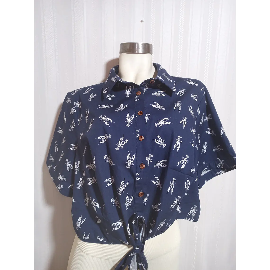 BLUSA AZUL MARINO COLLECTIF  XL 2
