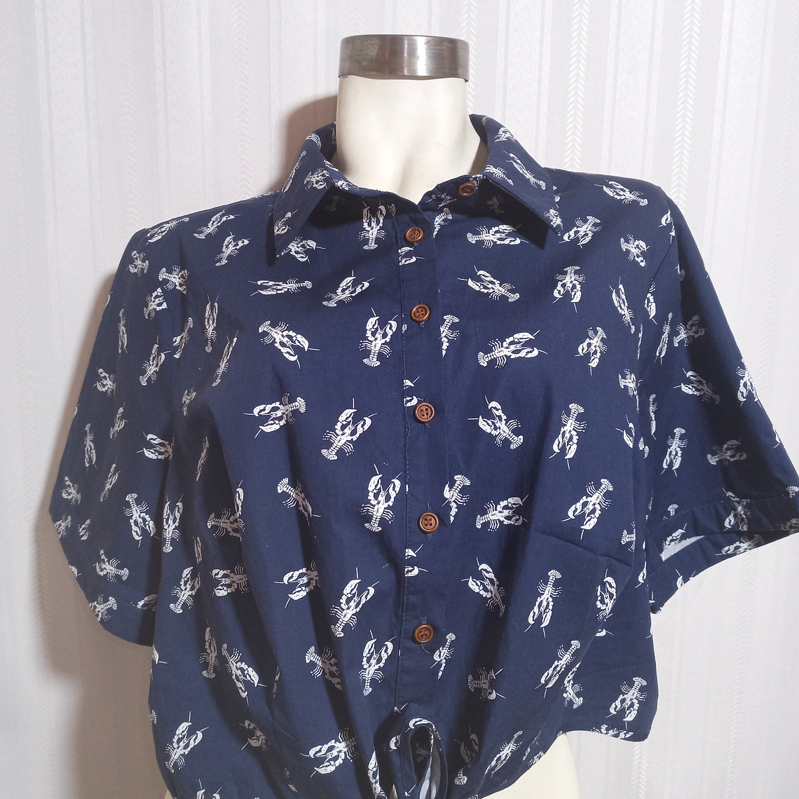 BLUSA AZUL MARINO COLLECTIF  XL 2