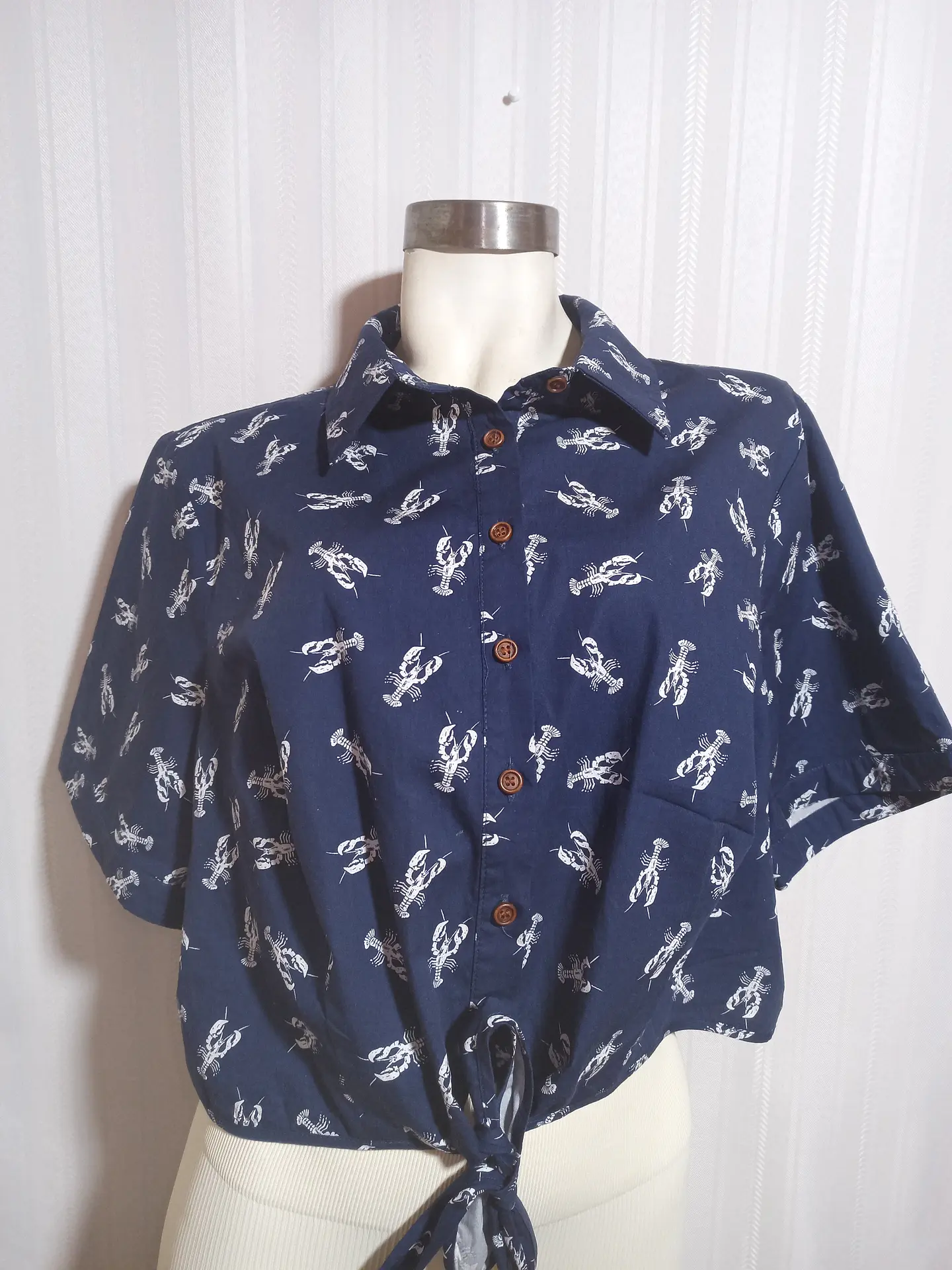 BLUSA AZUL MARINO COLLECTIF  XL 2