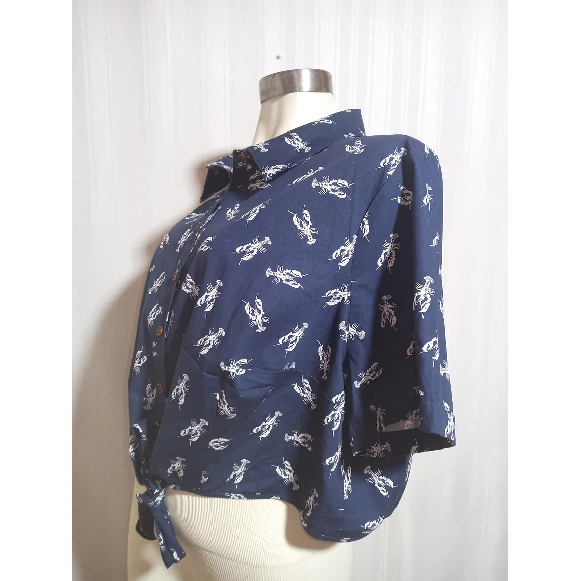 BLUSA AZUL MARINO COLLECTIF  XL 3