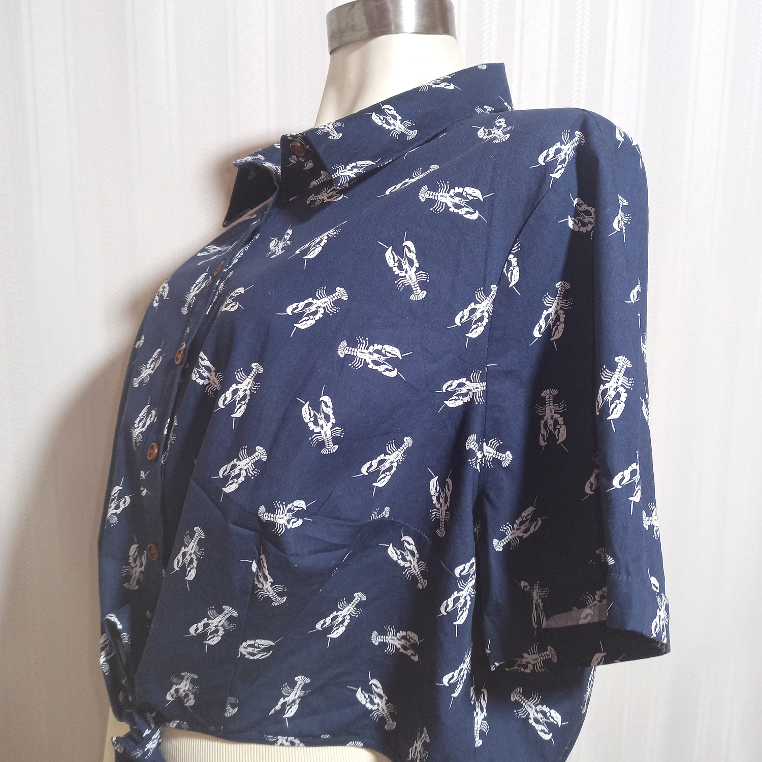 BLUSA AZUL MARINO COLLECTIF  XL 3