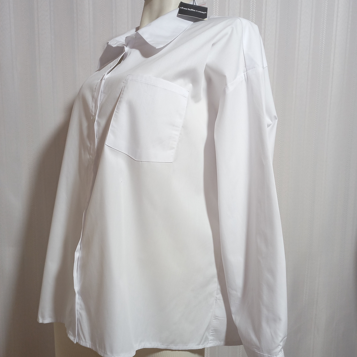BLUSA BLANCA CHARLOTTE RUSSE TALLA XL 3