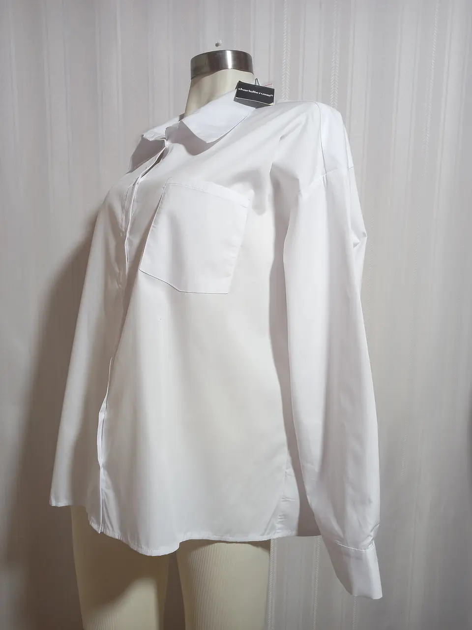 BLUSA BLANCA CHARLOTTE RUSSE TALLA XL 3