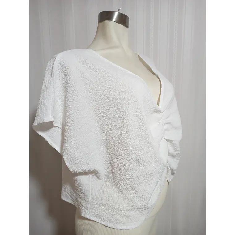 BLUSA BLANCA SHEIN TALLA XL 1