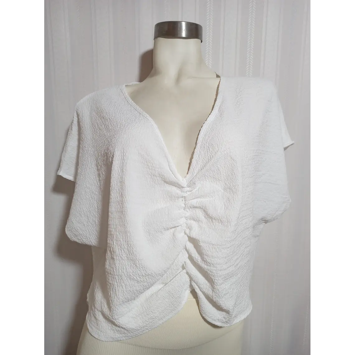 BLUSA BLANCA SHEIN TALLA XL 2