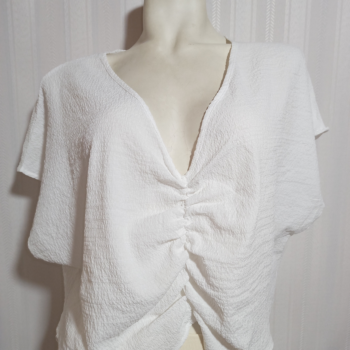 BLUSA BLANCA SHEIN TALLA XL 2