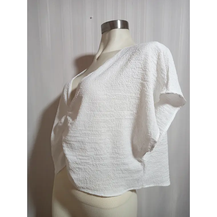 BLUSA BLANCA SHEIN TALLA XL 3