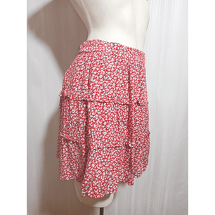 FALDA FLOREADA  SIM & SAM TALLA XL