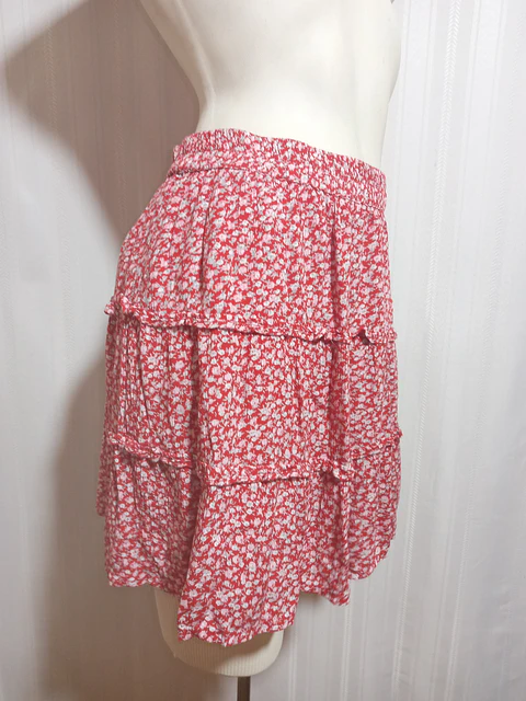 FALDA MUJER FLOREADA SIM & SAM TALLA XL
