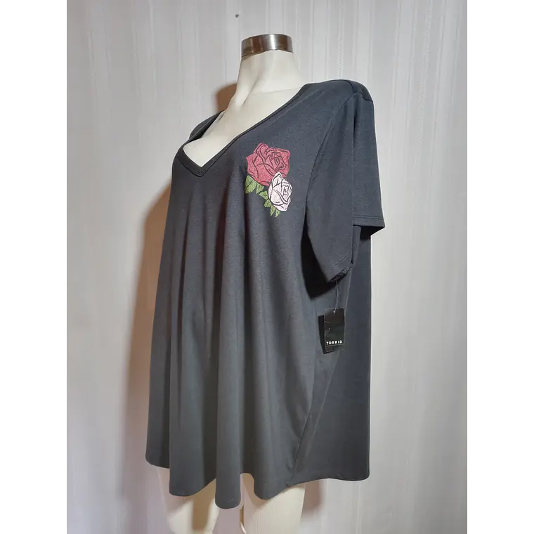 POLERA MC NEGRO TORRID TALLA 4 2