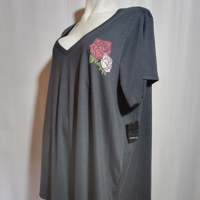 POLERA MC NEGRO TORRID TALLA 4 2