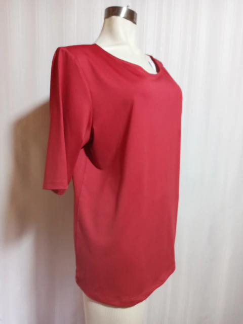 POLERA ROJA SUSAN GRAVER TALLA XL