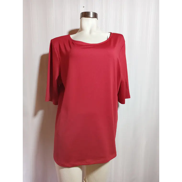 POLERA ROJA SUSAN GRAVER TALLA XL 2